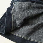 Indigo Denim Tenjiku Dress Detail