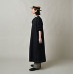 Indigo Denim Tenjiku Dress Female Model