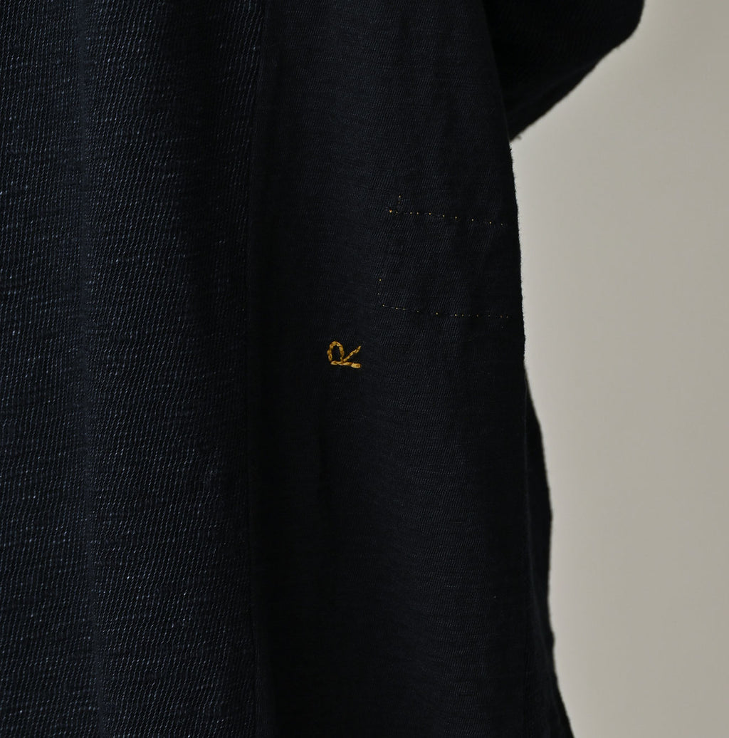 Indigo Iroiro Tenjiku Dress Detail
