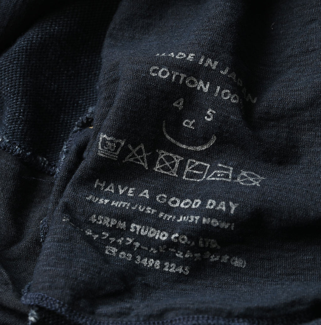 Indigo Iroiro Tenjiku Dress Detail