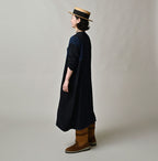 Indigo Iroiro Tenjiku Dress Female Model
