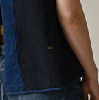 Indigo Iroiro Tenjiku Camisole Detail