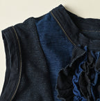 Indigo Iroiro Tenjiku Camisole Detail