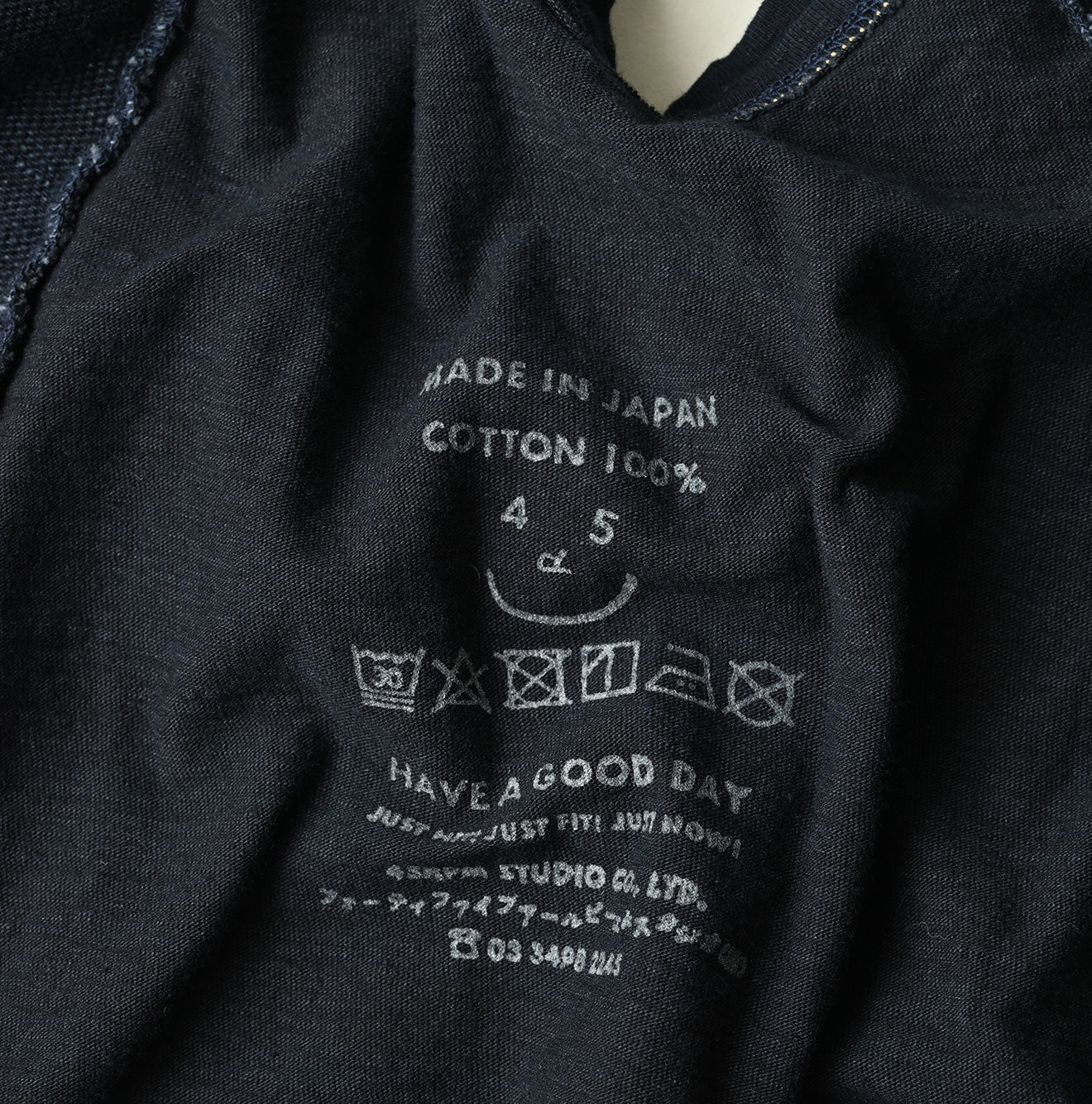 Indigo Iroiro Tenjiku Camisole Detail