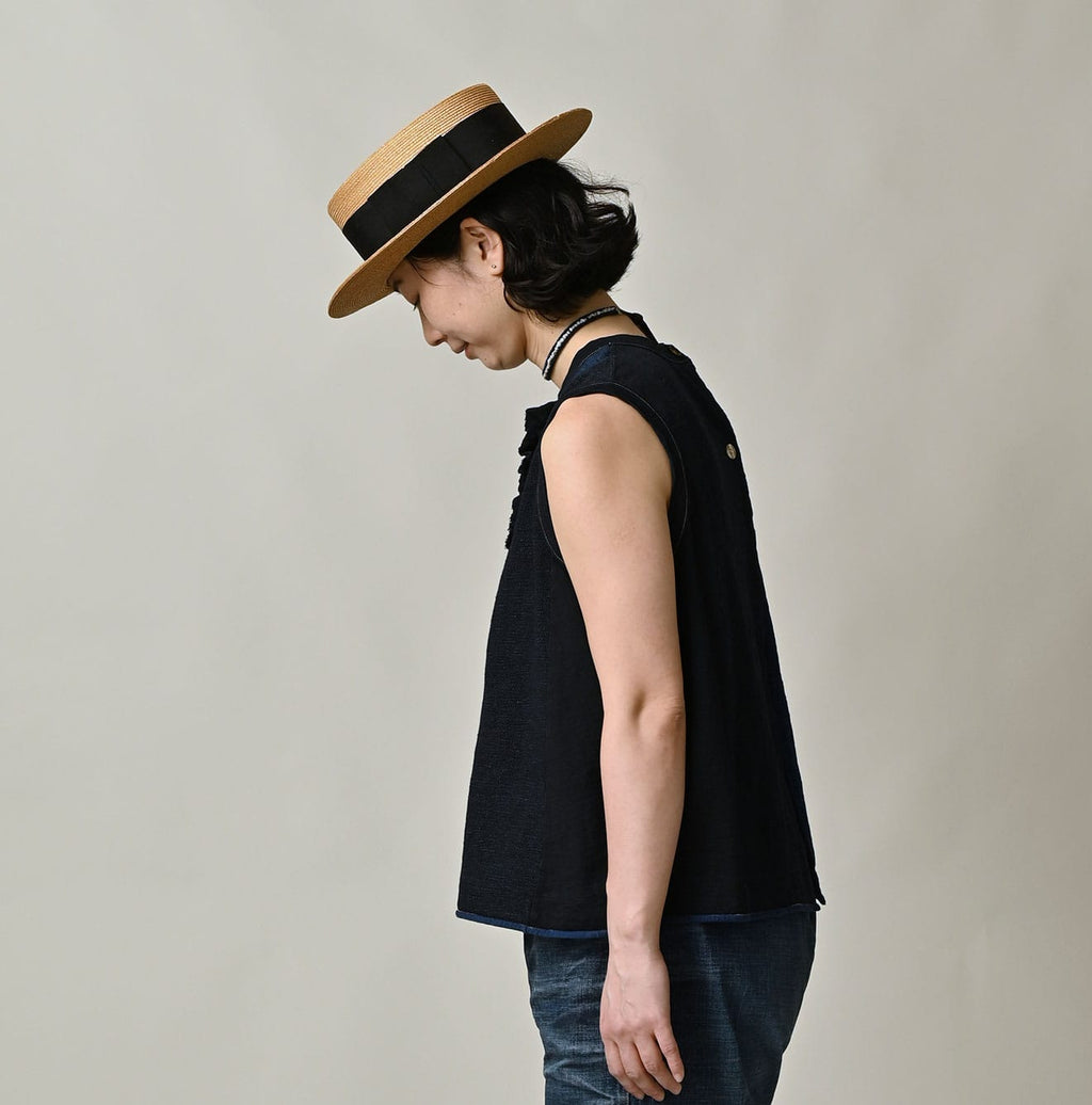 Indigo Iroiro Tenjiku Camisole Female Model