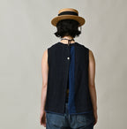 Indigo Iroiro Tenjiku Camisole Female Model