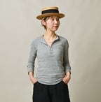 Top Totan Tereko Henley Female Model