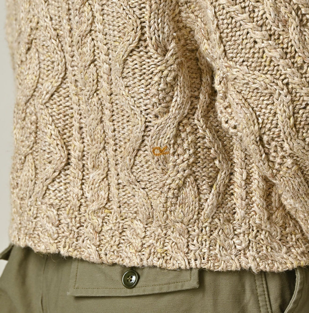 Zakkuri Linen Knitting Pattern Bolero Detail