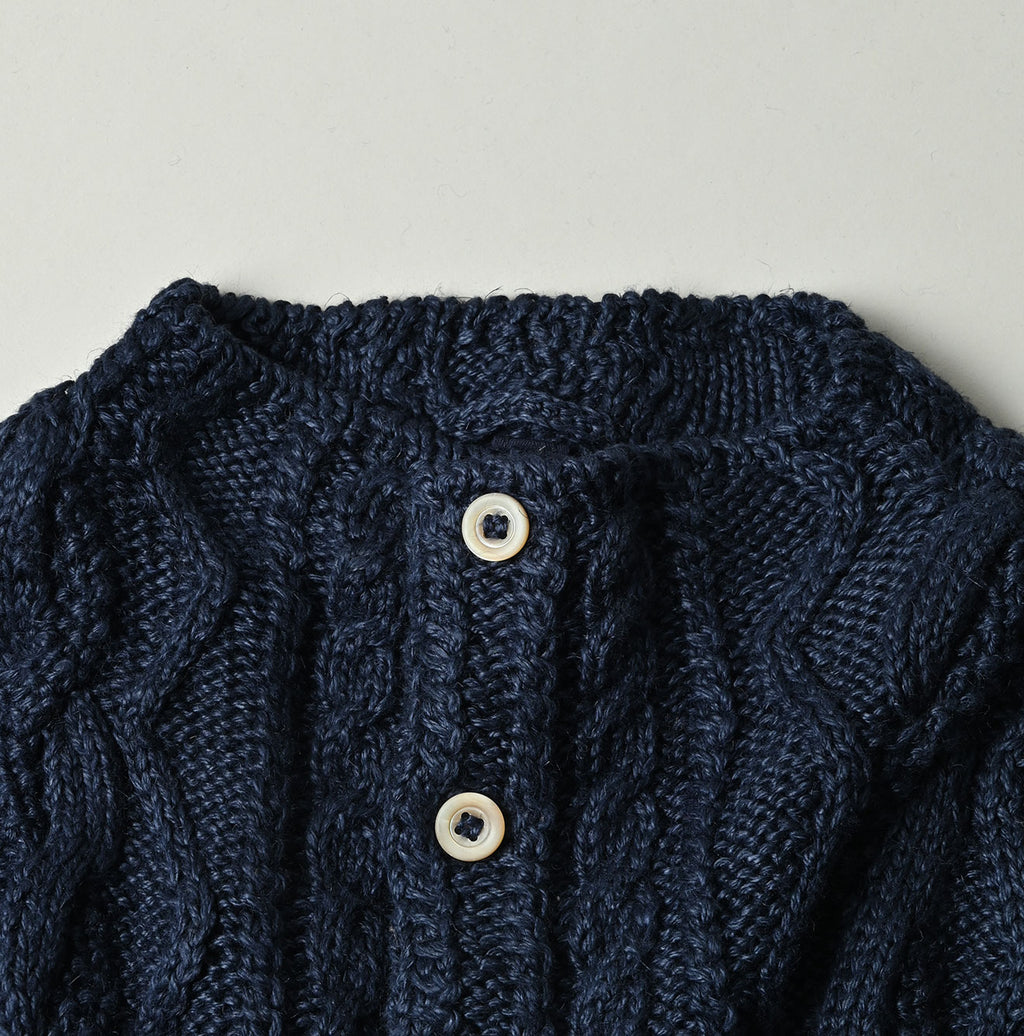 Zakkuri Linen Knitting Pattern Bolero Detail