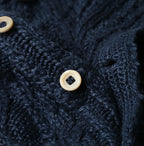 Zakkuri Linen Knitting Pattern Bolero Detail