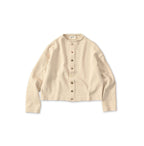Gima Knitsew Cardigan Off Moku