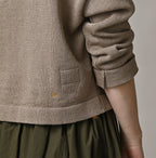 Gima Knitsew Cardigan Detail