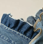 Mugihiko Frill Work Vest Zyu Detail