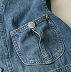 Mugihiko Frill Work Vest Zyu Detail