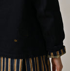 Indigo High Density Duck Petit Coverall Detail
