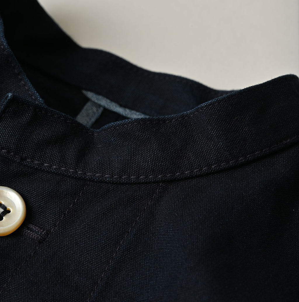 Indigo High Density Duck Petit Coverall Detail