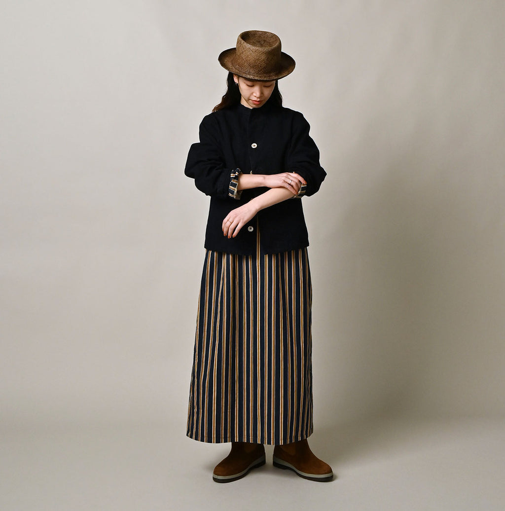 Indigo High Density Duck Petit Coverall Female Model