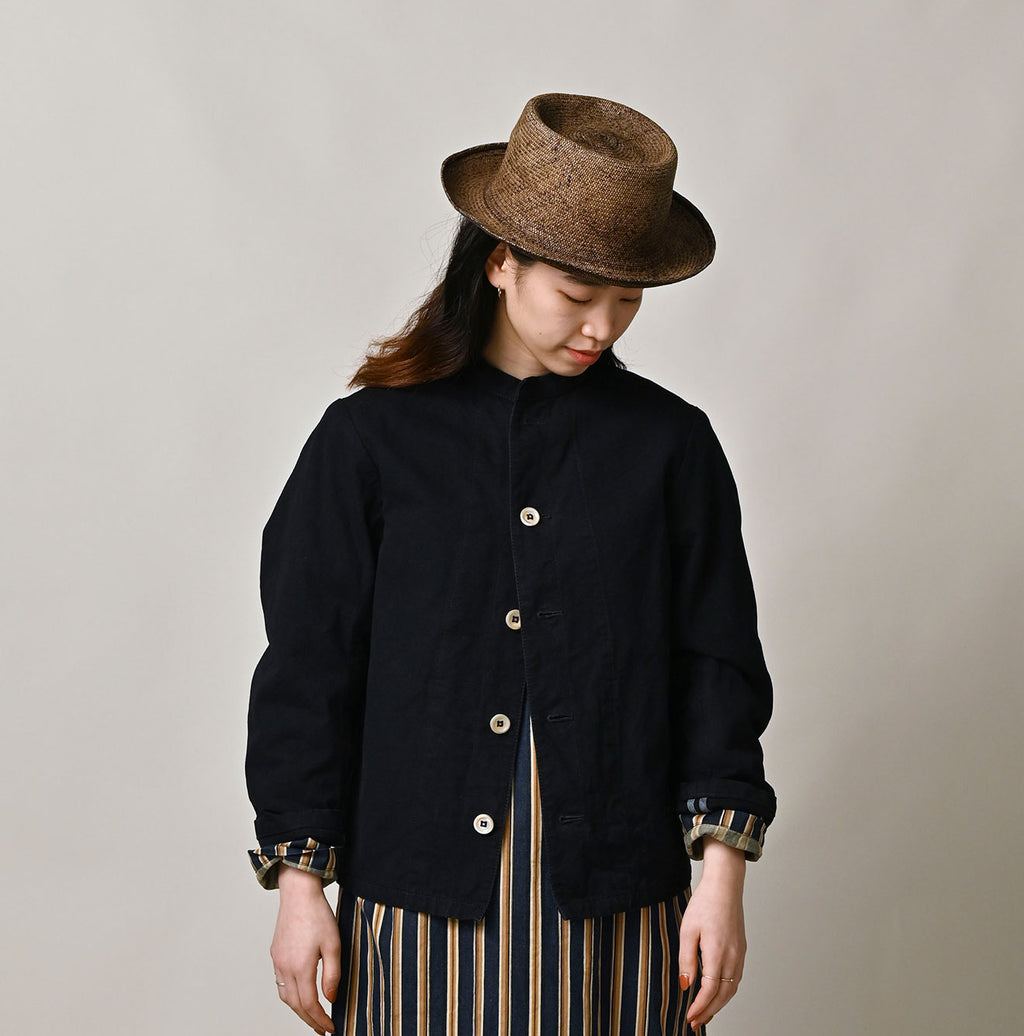 Indigo High Density Duck Petit Coverall Female Model