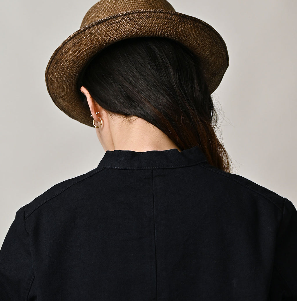 Indigo High Density Duck Petit Coverall Detail