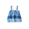 Rye Mugi Denim Yoke Pintuck Camisole Indigo Tan