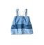 Rye Mugi Denim Yoke Pintuck Camisole Indigo Tan