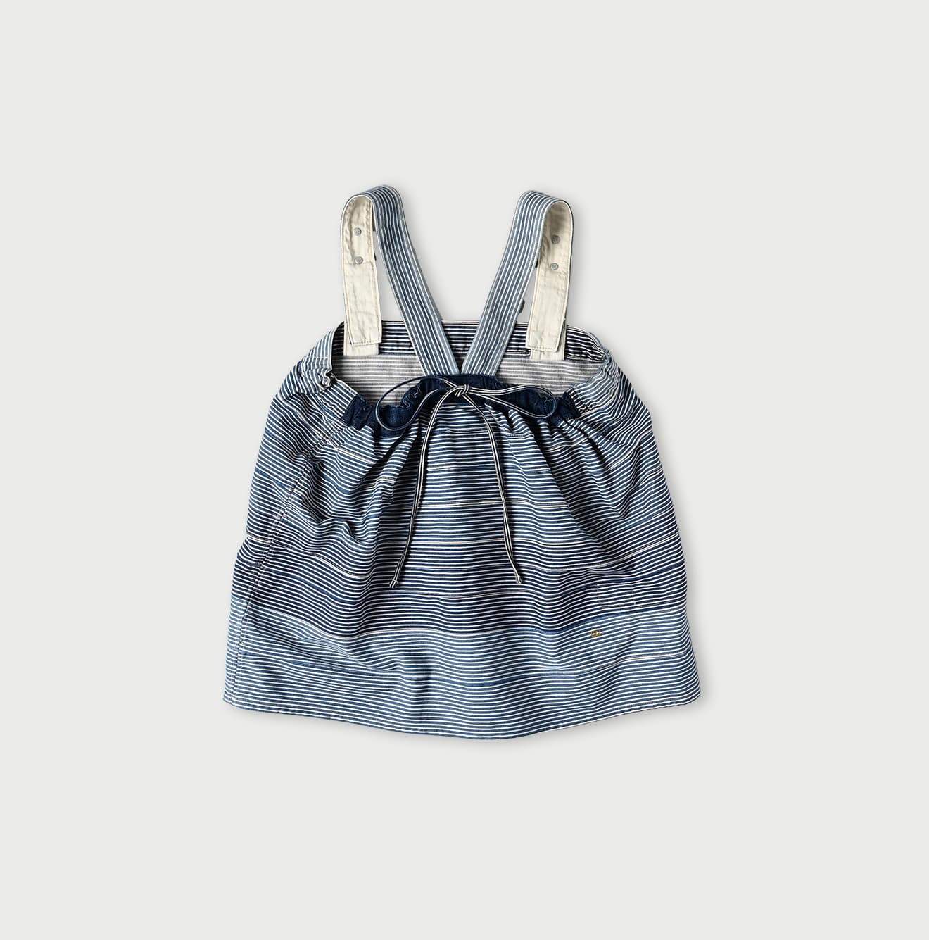 Rye Mugi Denim Yoke Pintuck Camisole Tan Back