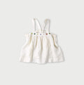 Indian Linen Beads Embroidery Camisole White