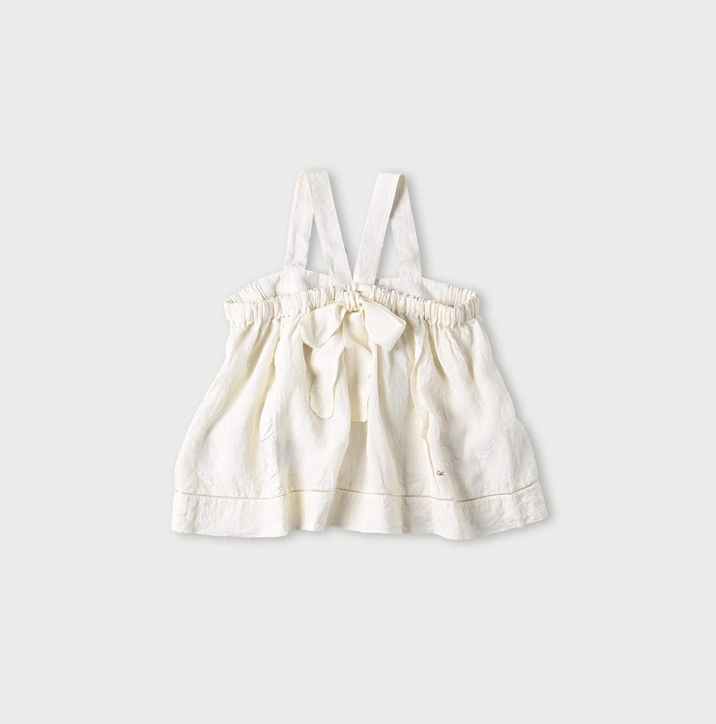 Indian Linen Beads Embroidery Camisole Back