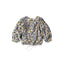 Khadi Fleur Chambre Print Puff Blouse White