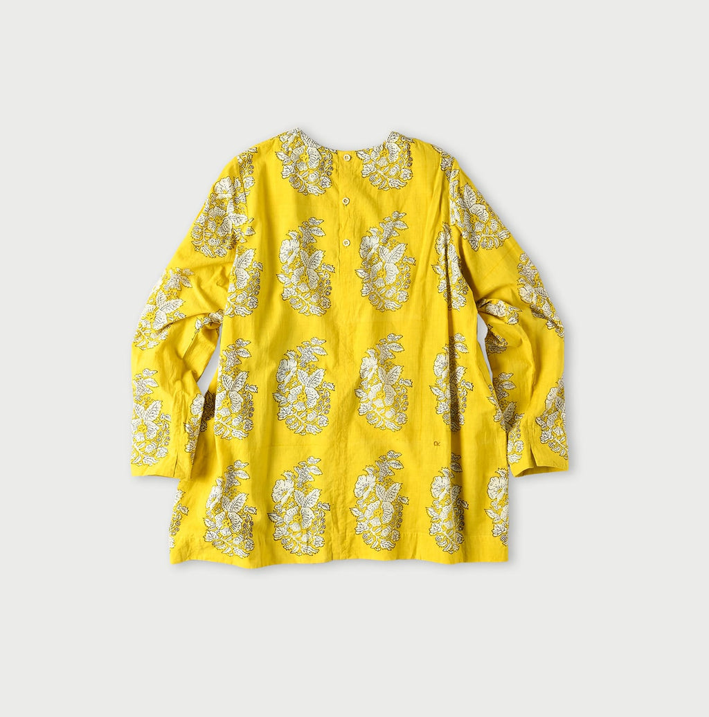 Seasonal Terms Block Print Blouse Back