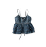 Mugihiko Tiered Frill Camisole Zyu R66 x Kinari Zyu