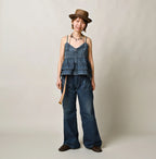 Mugihiko Tiered Frill Camisole Zyu Female Model