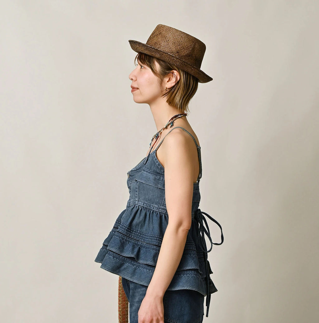 Mugihiko Tiered Frill Camisole Zyu Female Model