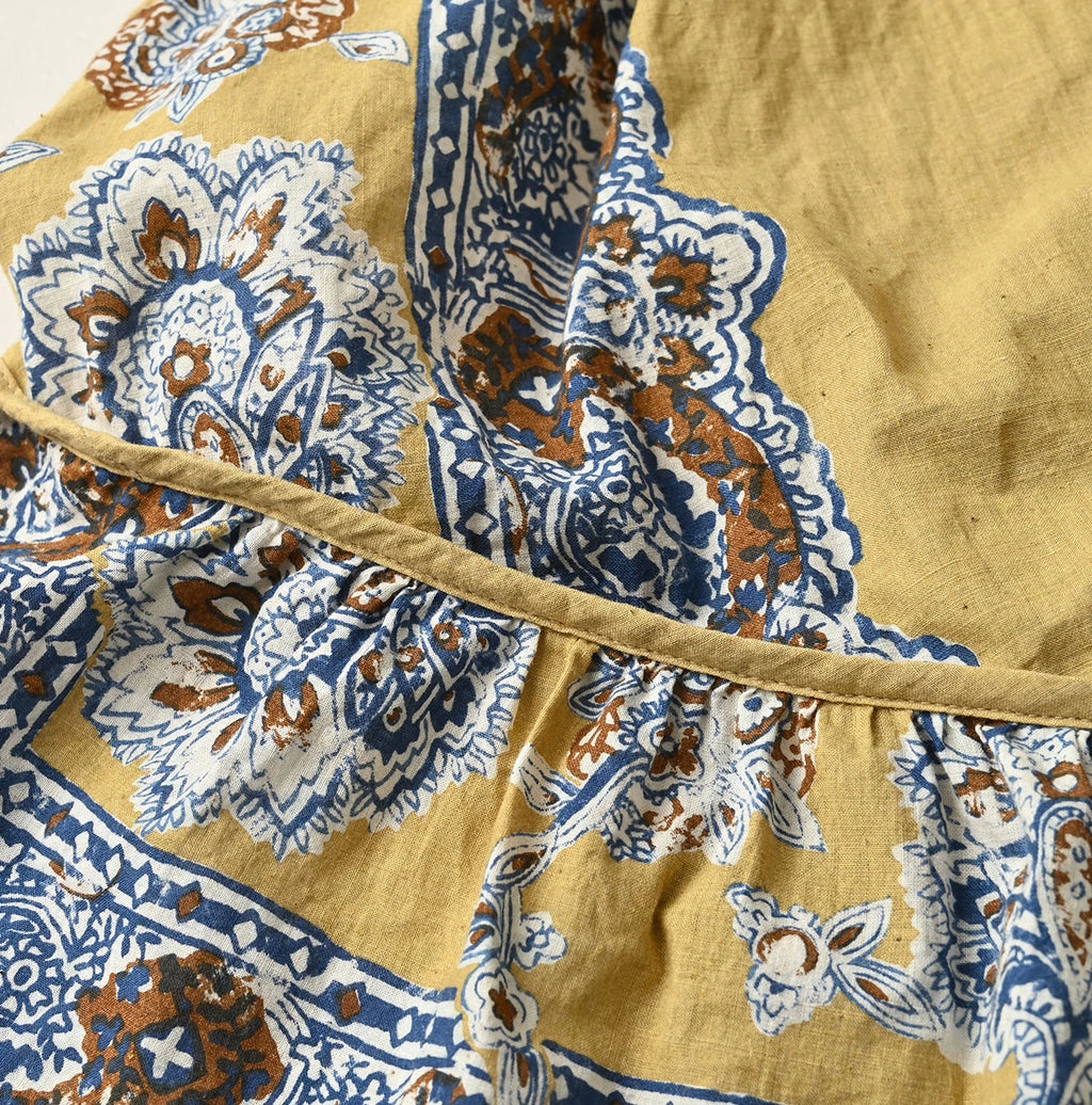 Bandana Paisley Print Tank Top Bra Detail