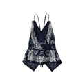 Indigo Bandana Paisley Print Tunktop Bra