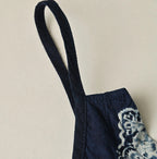 Indigo Bandana Paisley Print Tunktop Bra Detail