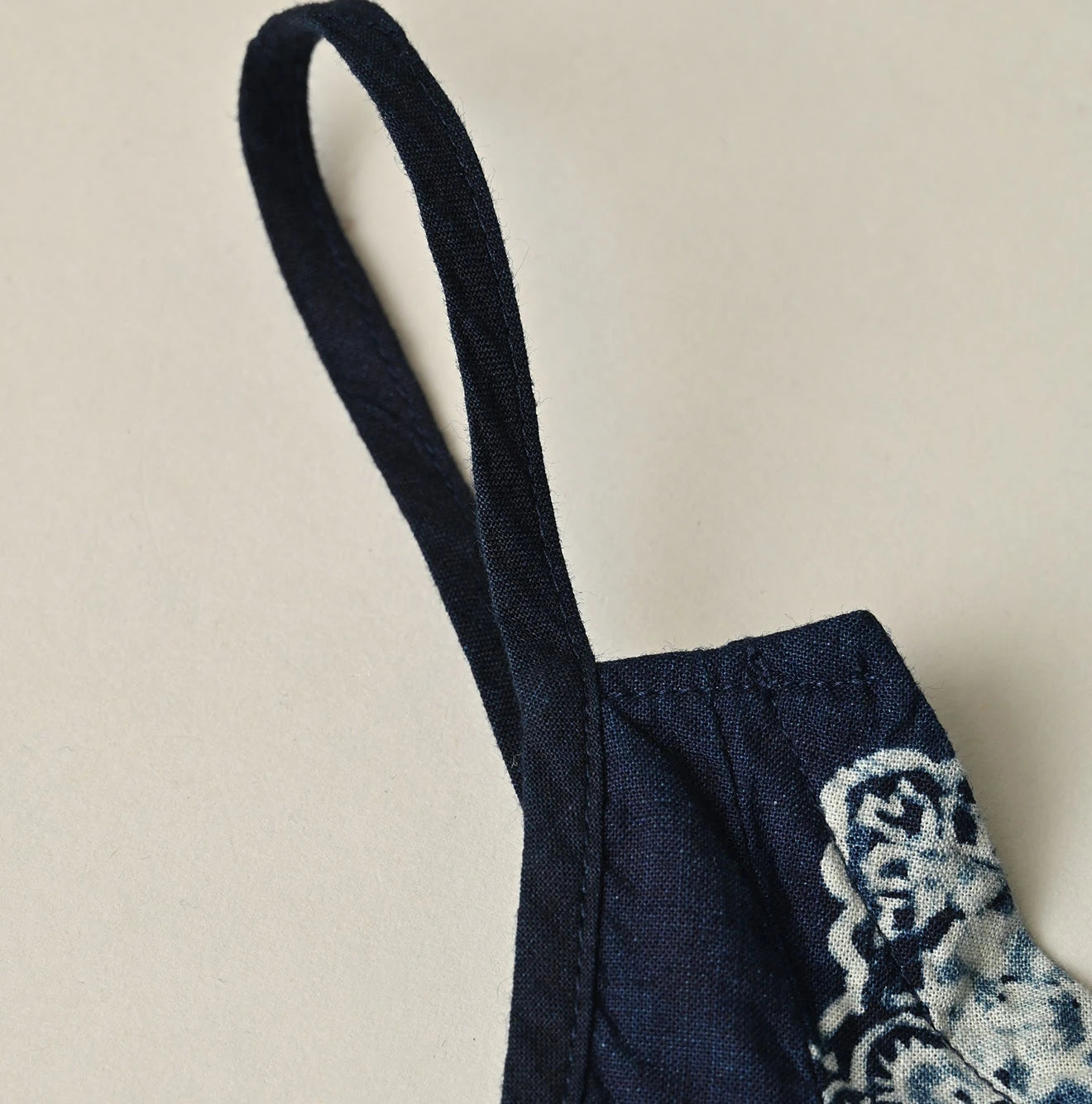 Indigo Bandana Paisley Print Tunktop Bra Detail