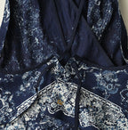 Indigo Bandana Paisley Print Tunktop Bra Detail