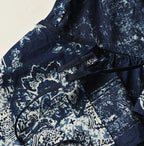 Indigo Bandana Paisley Print Tunktop Bra Detail