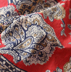 Bandana Paisley Print Puff Blouse Detail