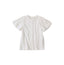 Indian Khadi Pin Tuck Lace Blouse WHite