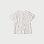Indian Khadi Pin Tuck Lace Blouse Back