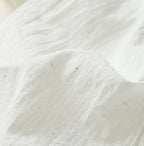 Indian Khadi Pin Tuck Lace Blouse Detail