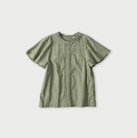 Indian Khadi Pin Tuck Lace Blouse