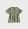 Indian Khadi Pin Tuck Lace Blouse Green