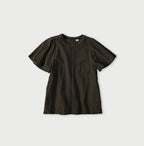 Indian Khadi Pin Tuck Lace Blouse Brown