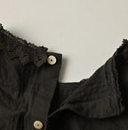 Indian Khadi Pin Tuck Lace Blouse Detail