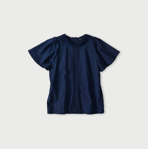 Ai Indian Khadi Pin Tuck Lace Blouse