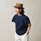Ai Indian Khadi Pin Tuck Lace Blouse Female Model