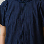Ai Indian Khadi Pin Tuck Lace Blouse Detail